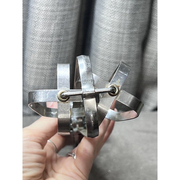 Vintage 50s Oekcoo Manual Hand Held Mixer Beater Stainless Steel USA - Picture 8 of 12